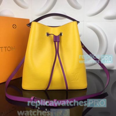 Top Clone L---V Noé Monogram Yellow Epo Leather Women's handbag